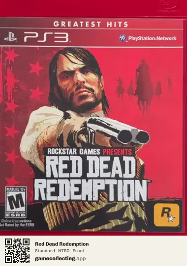 Red Dead Redemption PlayStation 3, NTSC box front