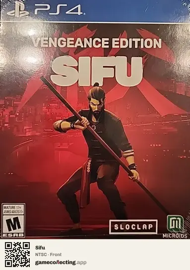 Sifu PlayStation 4, NTSC box front