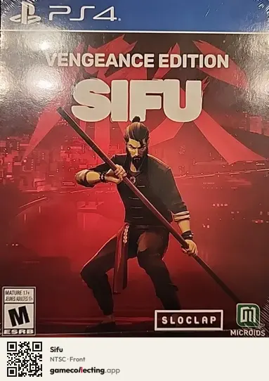 Sifu PlayStation 4, NTSC box front
