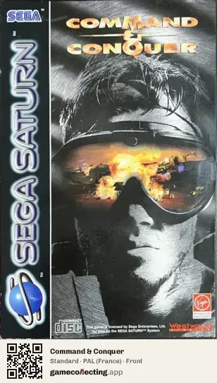Command & Conquer Sega Saturn, France box front