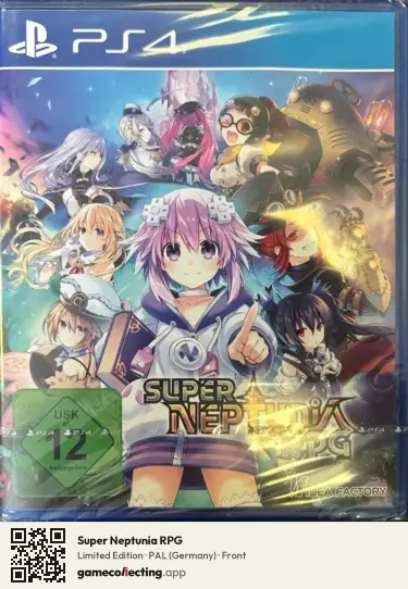 Super Neptunia RPG PlayStation 4, Germany box front