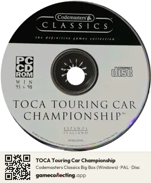 TOCA Touring Car Championship Computer, PAL disc