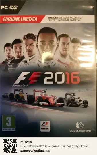 F1 2016 Computer, Italy box front
