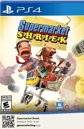 Supermarket Shriek PlayStation 4, NTSC box front