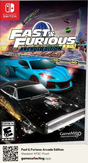 Fast & Furious: Arcade Edition Nintendo Switch, NTSC box front