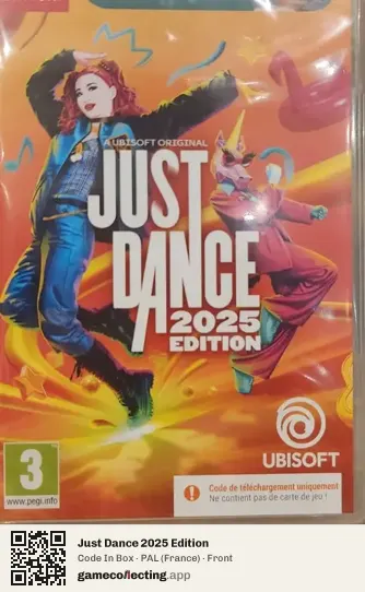 Just Dance 2025 Edition Nintendo Switch, France box front