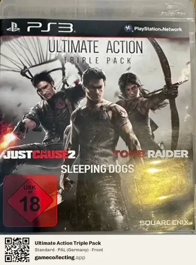 Ultimate Action Triple Pack PlayStation 3, Germany box front