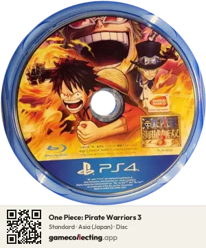 One Piece: Pirate Warriors 3 PlayStation 4, Asia disc