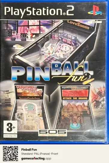 Pinball Fun PlayStation 2, France box front