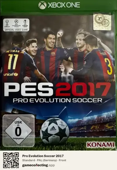 Pro Evolution Soccer 2017 Xbox One, Germany box front