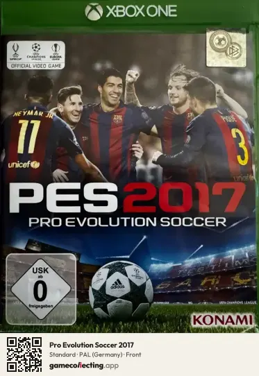 Pro Evolution Soccer 2017 Xbox One, Germany box front