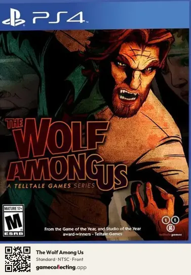 The Wolf Among Us PlayStation 4, NTSC box front