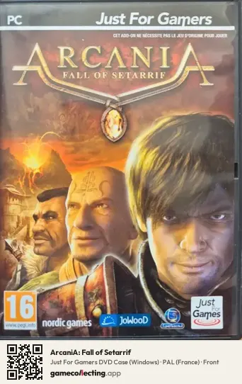 ArcaniA: Fall of Setarrif Computer, France box front