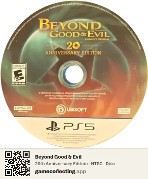 Beyond Good & Evil PlayStation 5, NTSC disc