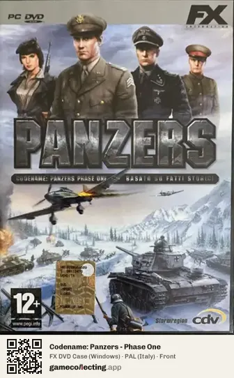 Codename: Panzers - Phase One Computer, Italy box front