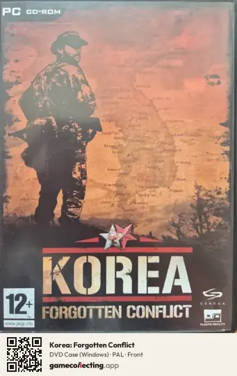 Korea: Forgotten Conflict Computer, PAL box front