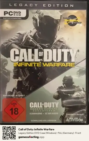 Call of Duty: Infinite Warfare Computer, Germany box front