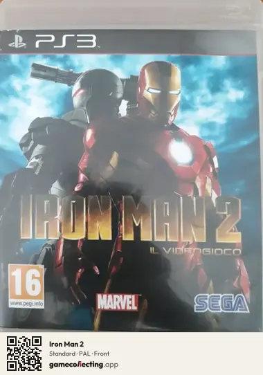 Iron Man 2 PlayStation 3, PAL box front