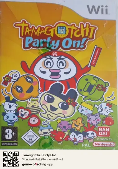 Tamagotchi: Party On! Nintendo Wii, Germany box front