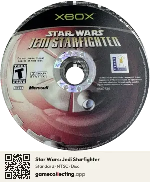Star Wars: Jedi Starfighter Xbox, NTSC disc