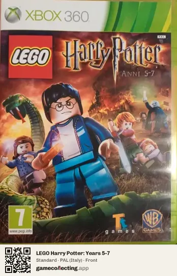 LEGO Harry Potter: Years 5-7 Xbox 360, Italy box front
