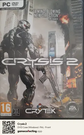 Crysis 2 Computer, PAL box front