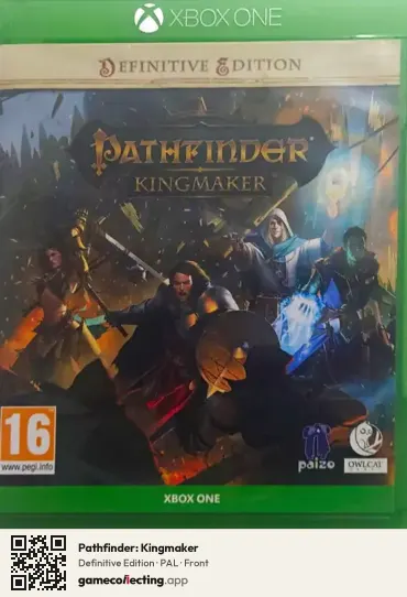 Pathfinder: Kingmaker Xbox One, PAL box front