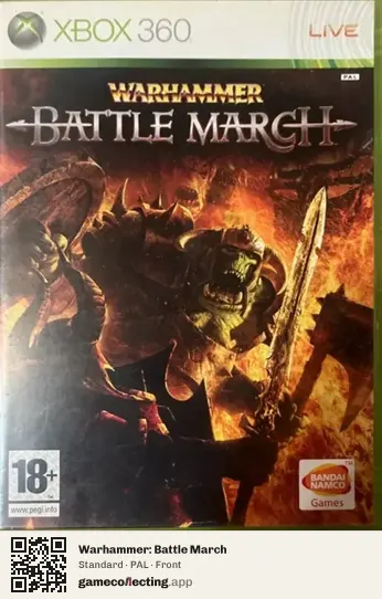 Warhammer: Battle March Xbox 360, PAL box front