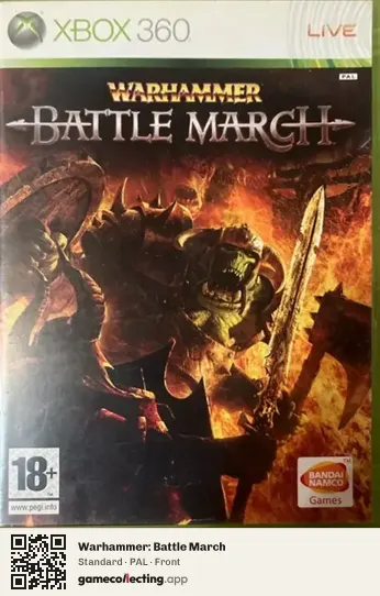 Warhammer: Battle March Xbox 360, PAL box front
