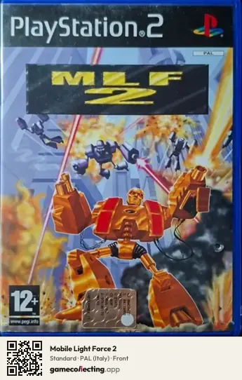 Mobile Light Force 2 PlayStation 2, Italy box front