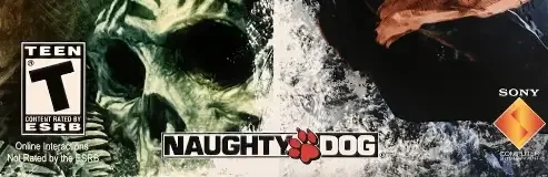 Uncharted Dual Pack, the ESRB box on its front