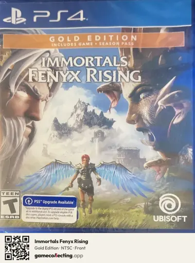 Immortals Fenyx Rising PlayStation 4, NTSC box front