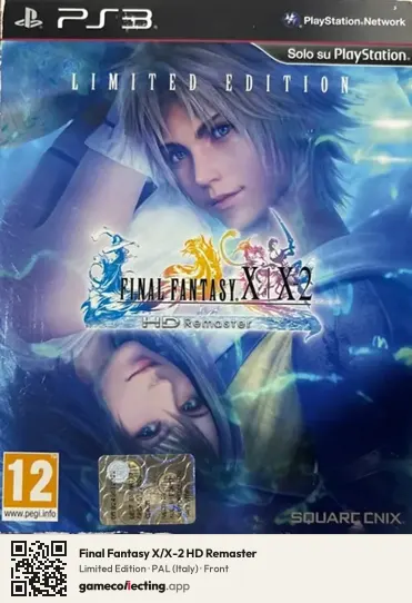 Final Fantasy X/X-2 HD Remaster PlayStation 3, Italy box front