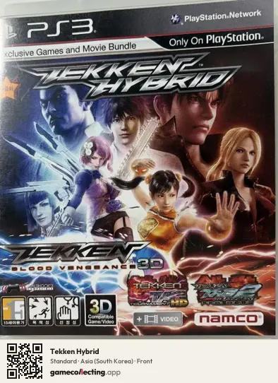 Tekken Hybrid PlayStation 3, South Korea box front