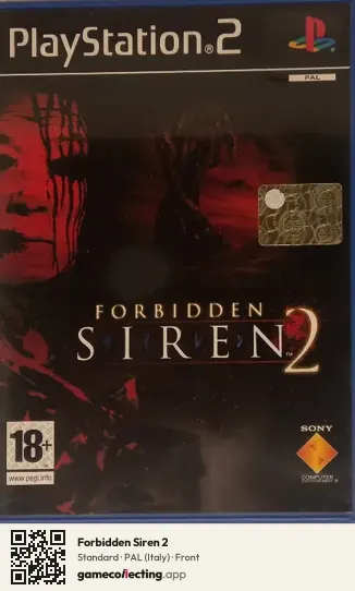 Forbidden Siren 2 PlayStation 2, Italy box front