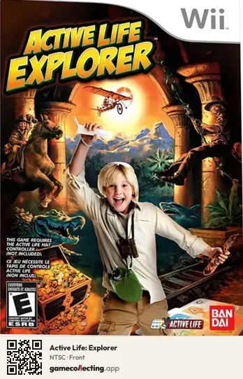 Active Life: Explorer Nintendo Wii, NTSC box front