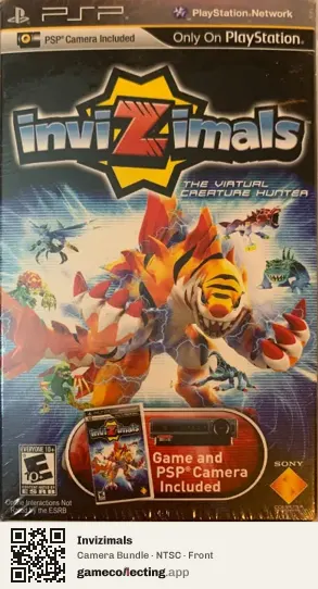 Invizimals PlayStation Portable, NTSC box front