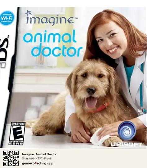 Imagine: Animal Doctor Nintendo DS, NTSC box front