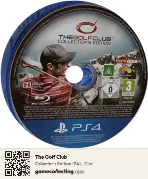 The Golf Club PlayStation 4, PAL disc