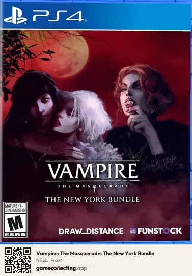Vampire: The Masquerade: The New York Bundle PlayStation 4, NTSC box front