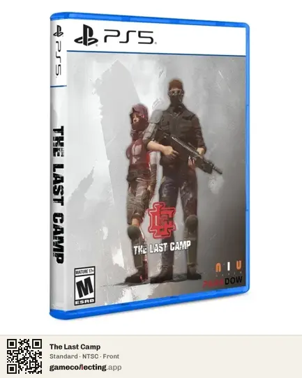 The Last Camp PlayStation 5, NTSC box front
