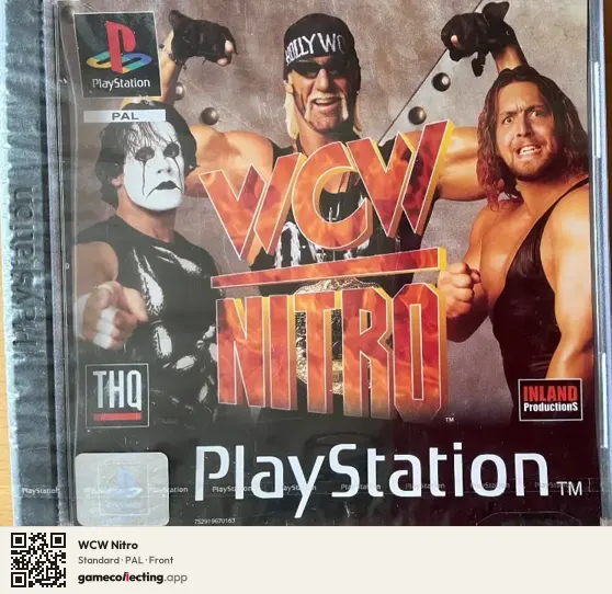 WCW Nitro PlayStation, PAL box front