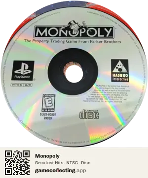 Monopoly PlayStation, NTSC disc