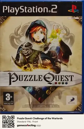Puzzle Quest: Challenge of the Warlords PlayStation 2, PAL box front