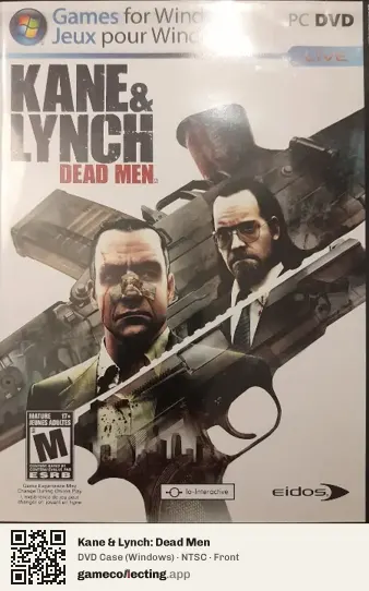Kane & Lynch: Dead Men Computer, NTSC box front