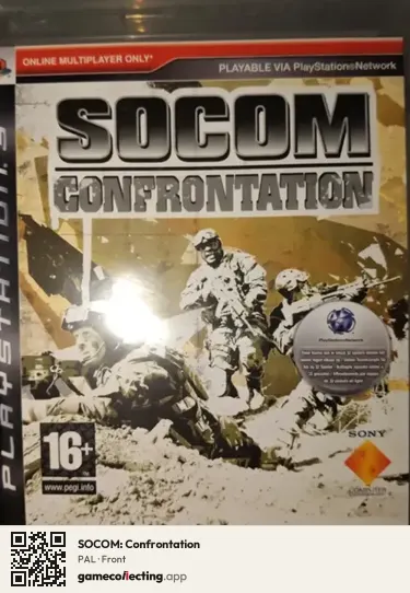 SOCOM: Confrontation PlayStation 3, PAL box front