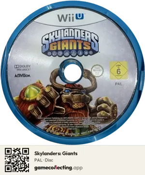 Skylanders: Giants Nintendo Wii U, PAL disc