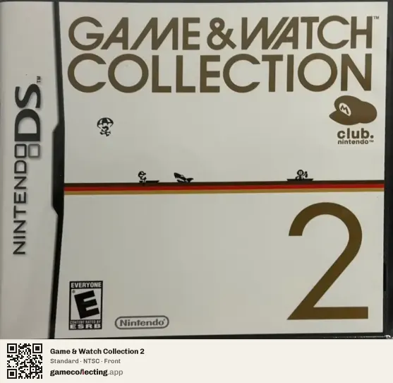 Game & Watch Collection 2 Nintendo DS, NTSC box front