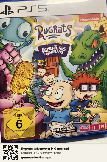 Rugrats: Adventures in Gameland PlayStation 5, Germany box front