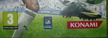 Pro Evolution Soccer 2013, the PEGI square on its front